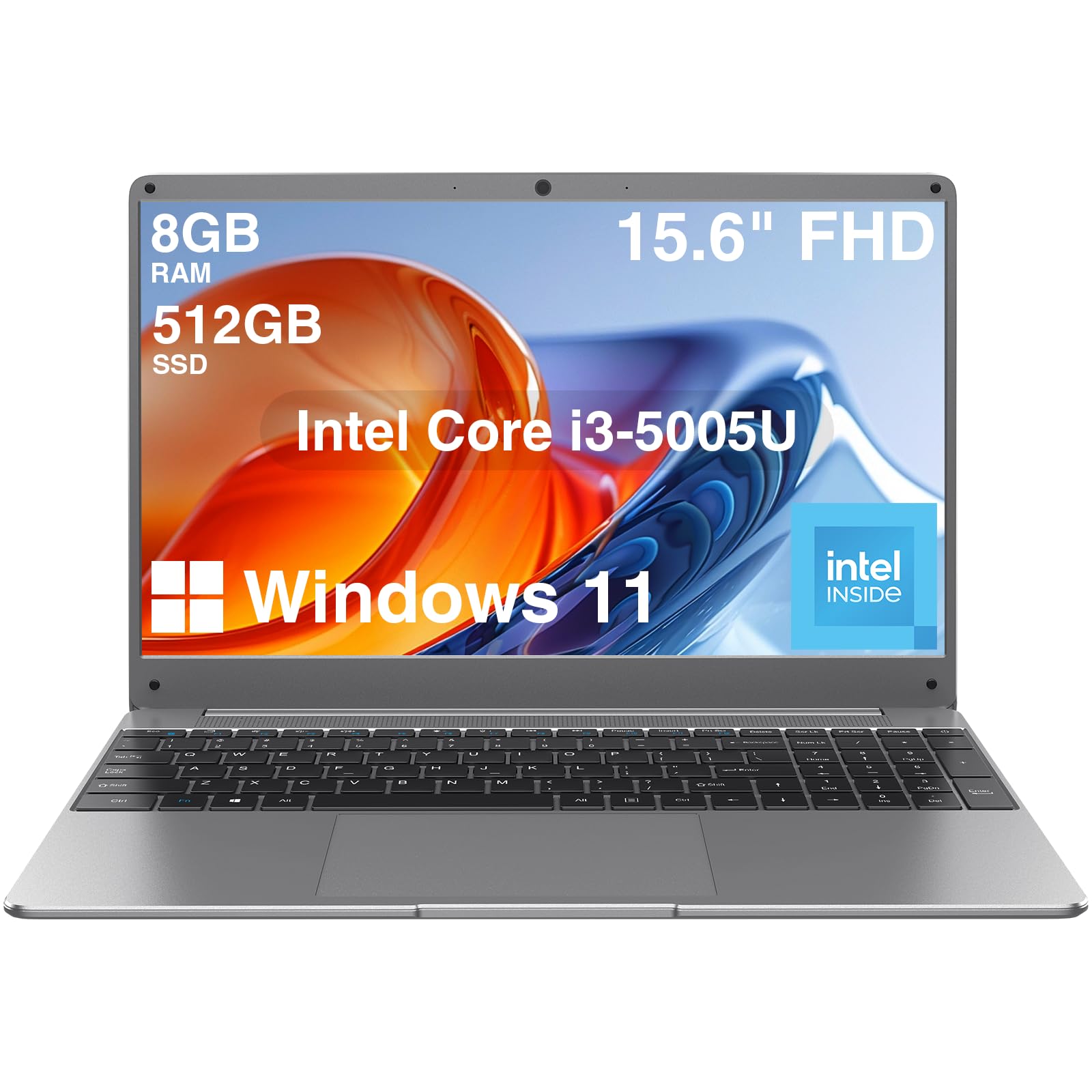 MARGOLAI 15.6" FHD i3 Laptop 8GB/512GB SSD Win 11