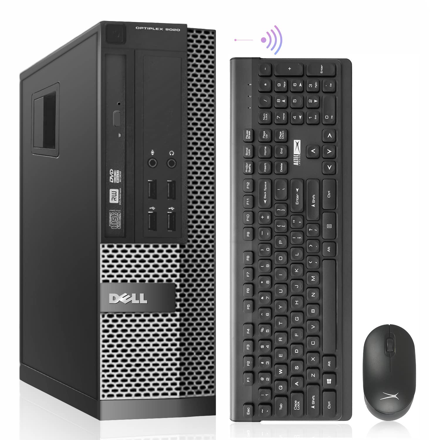 Dell OptiPlex 9020 Renewed i7 Small Desktop 32GB RAM Dual SSDs Dual Monitor
